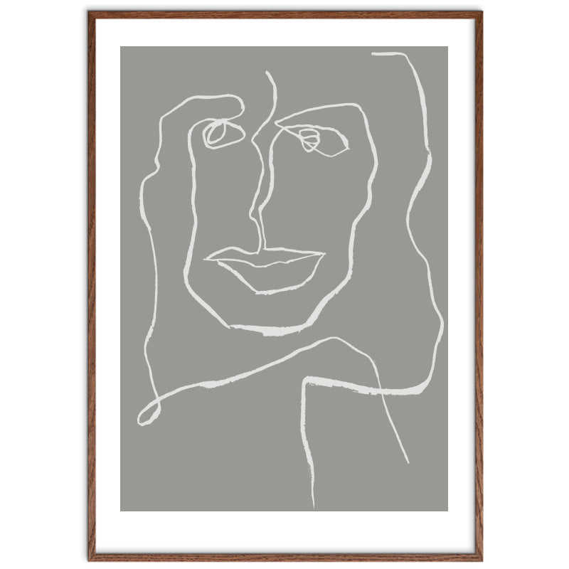 One Line Female Grey Begrænset Oplag