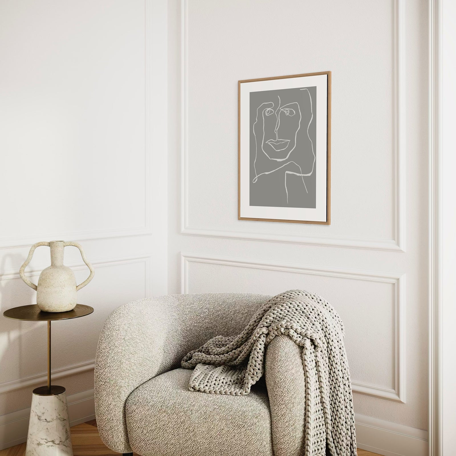 One Line Female Grey Begrænset Oplag